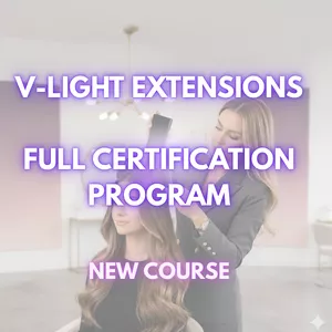 curso extensiones para el cabello v light